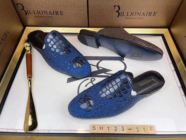 Billionaire Blue Half shoe