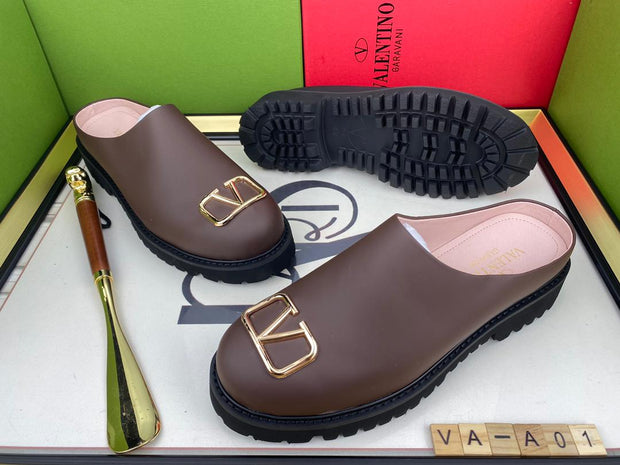 Valentino Coffee Half shoe